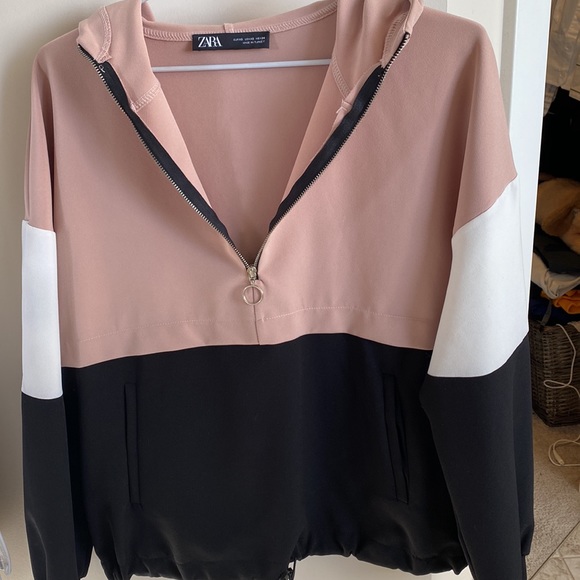 Zara lightweight hooded jacket XS (oversized) - Picture 3 of 4